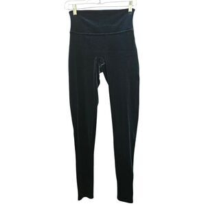 Spanx Velvet Velour Leggings Size M Womens High Rise‎ Soft Stretch Skinny Ankle